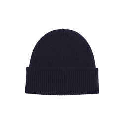 Merino Wool Beanie, navy blue Merino Wool Beanie, navy blue, Colorful Standard