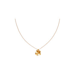 Firkløver halskæde, forgyldt Firkløver halskæde, forgyldt, Flora Danica Jewellery