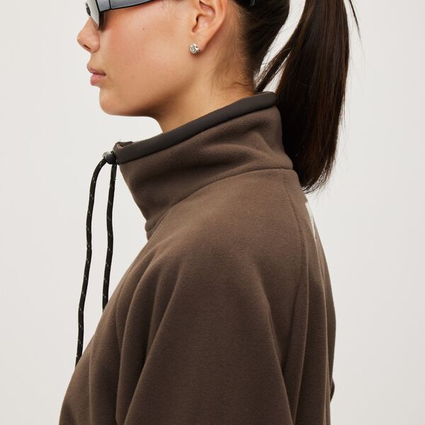 Jacket Polar Fleece Campfire, coffee, Rethinkit