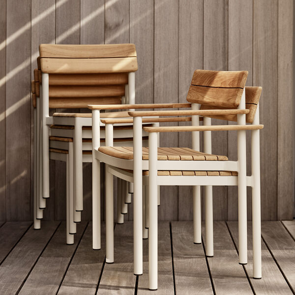 Pelagus stol, light ivory, Fritz Hansen