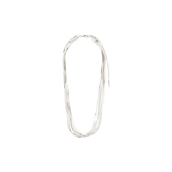 KIRA Halskæde, silver plated, Pilgrim