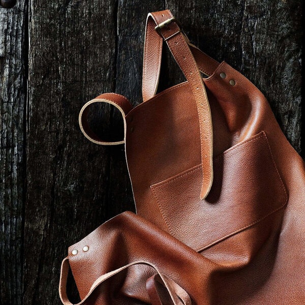 L&aelig;derforkl&aelig;de, brun, Gastrotools