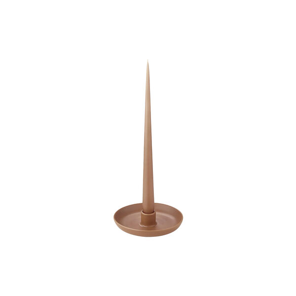 VELA Rund Lysestage M, amber brown, Blomus