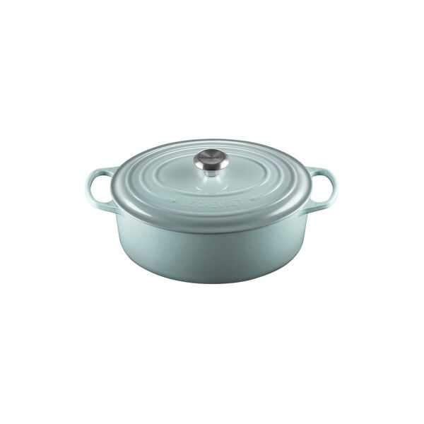 Signature oval gryde 6,3 L, sea salt, Le Creuset