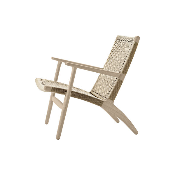 CH25 loungestol, sæbebehandlet eg/natur CH25 loungestol, sæbebehandlet eg/natur, Carl Hansen & Søn