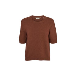 Cady SS O-neck, tortoise shell, Basic Apparel