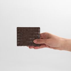 AmeliaMBG Card Holder Weave, dark brown, Markberg