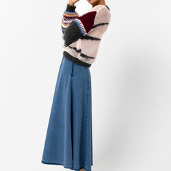 Soft Denim skirt, denim blue Soft Denim skirt, denim blue, Coster Copenhagen