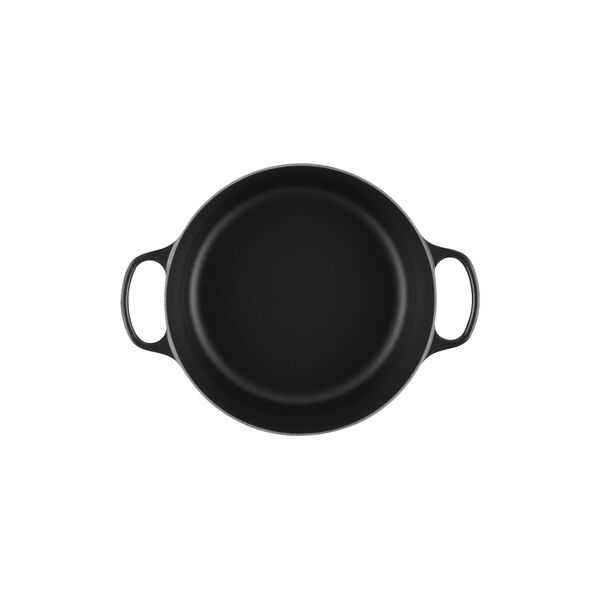 Signature rund st&oslash;bejernsgryde &Oslash; 28 cm, matte black, Le Creuset