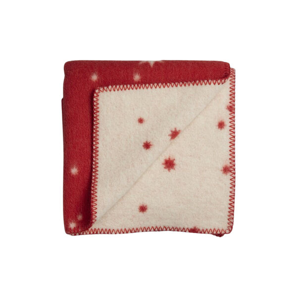 ORION Half Size Throw, red, Røros Tweed