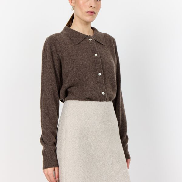 LR-ELOISE 12 Pullover, coffee melange LR-ELOISE 12 Pullover, coffee melange, Leveté Room