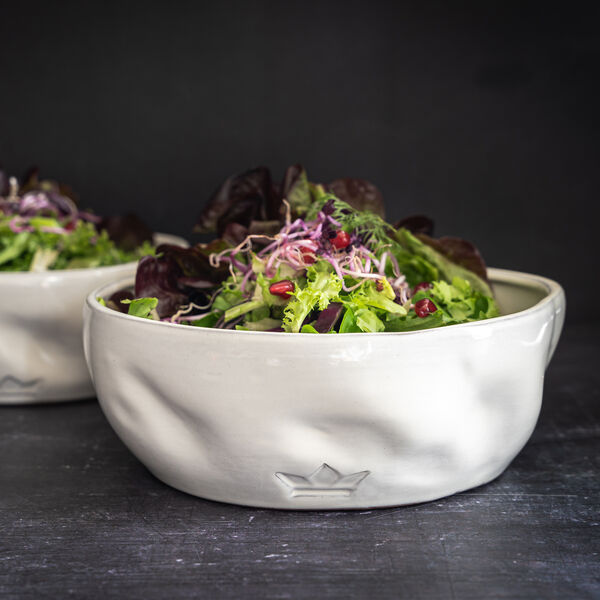 Dented skål, hvid, Dutchdeluxes