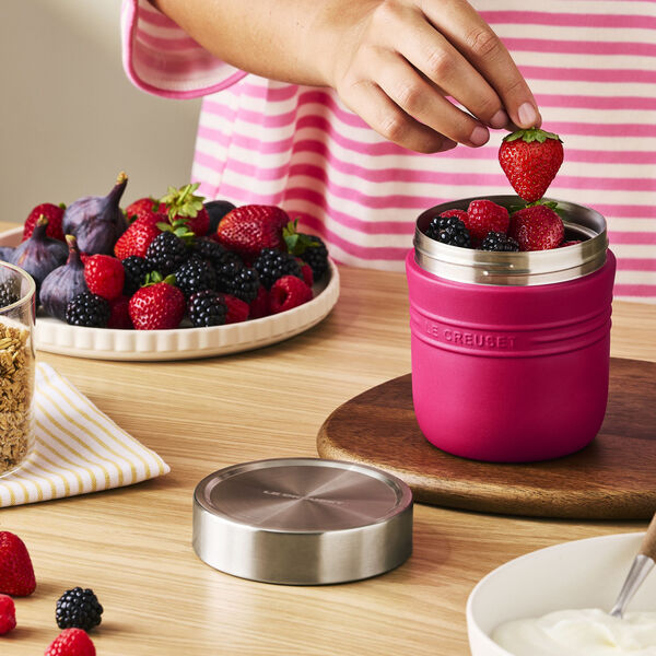 On The Go Madflaske, berry, Le Creuset