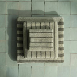 ARTO H&aring;ndkl&aelig;de tynde striber, desert sage/agave green, Blomus