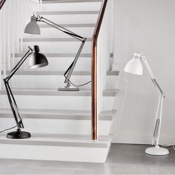 ARCHI T2 bordlampe, black/silver, Nordic Living