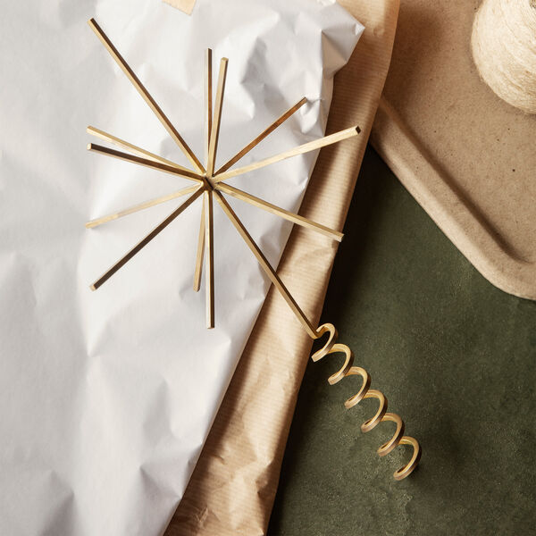 Christmas Tree Top Star | Brass Finish | Julepynt, Ferm Living
