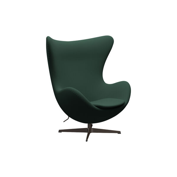 &AElig;gget&trade; 3316 loungestol, Christianshavn 1160 dark green uni/brown bronze, Fritz Hansen