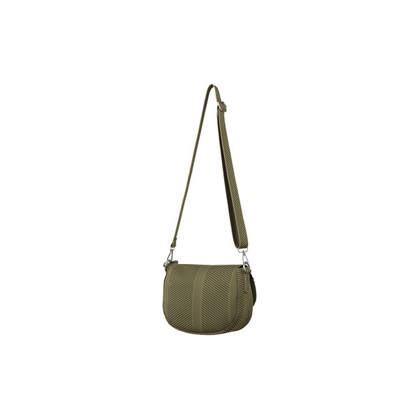Knitted Crossbody Bag, greige dark olive, Ilse Jacobsen Hornb&aelig;k
