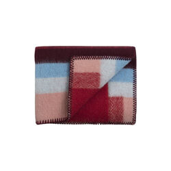 MIKKEL Baby Size Throw, red, R&oslash;ros Tweed