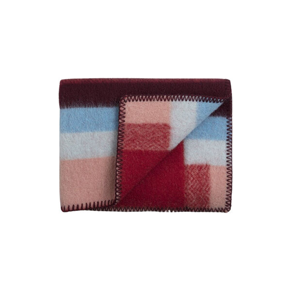 MIKKEL Baby Size Throw, red, Røros Tweed