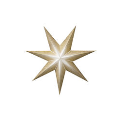 Moonlight stjerne, guld, Bungalow Denmark