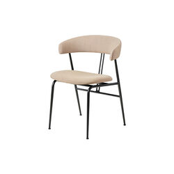 Violin Dining Chair, Remix 233/black matt, GUBI