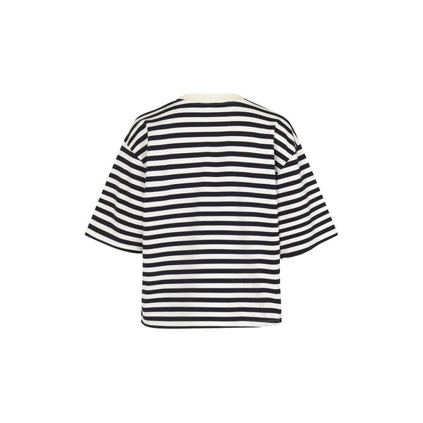 Emrys-M T-shirt, night sky sugar stripe, mbyM
