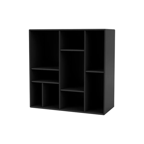 Montana 1613 reol med hjul, 05 black/black, Montana Furniture