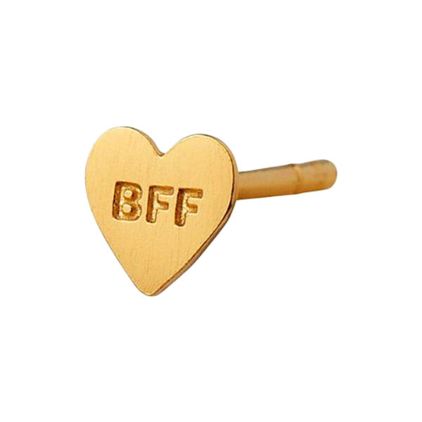 BFF Earring Single, gold, Stine A Jewelry