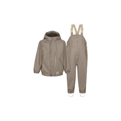 Oddy Rainwear Set, brown stripe Oddy Rainwear Set, brown stripe, MarMar Copenhagen