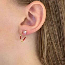 Heidi ørering, red, Nuni Copenhagen