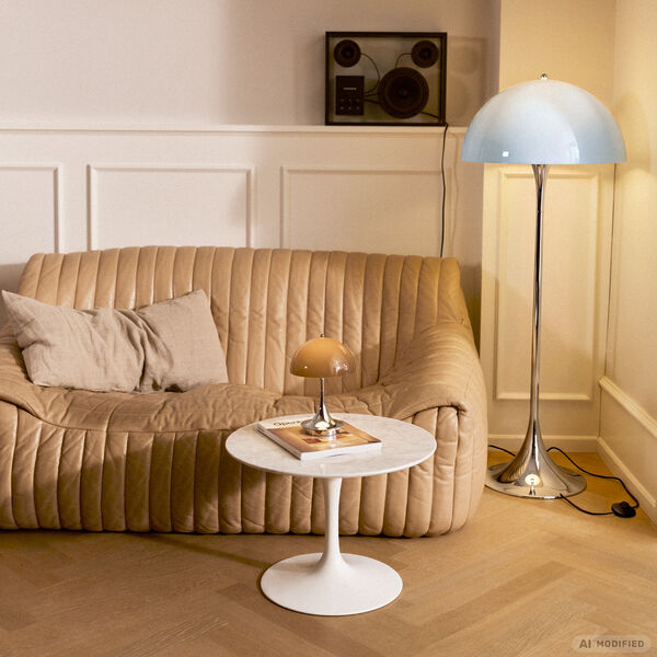 Panthella | Original | Opal Blue Grey | Gulvlampe, Louis Poulsen