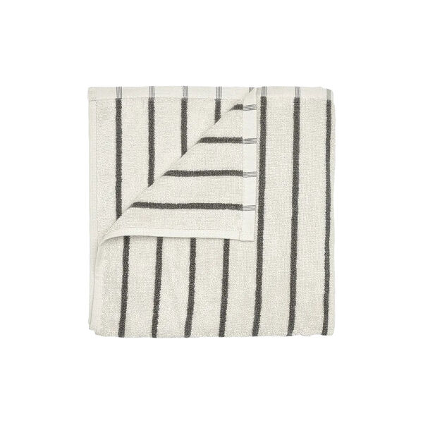 ARTO Gæstehåndklde tynde striber, moonbeam/magnet, Blomus