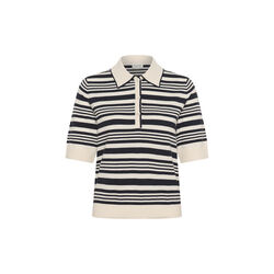 AnettiPW Pullover, dark blue irregular stripe, Part Two