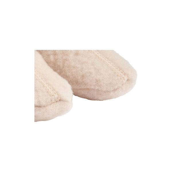 Wool Fleece Booties Lei, pale lilac, Wheat