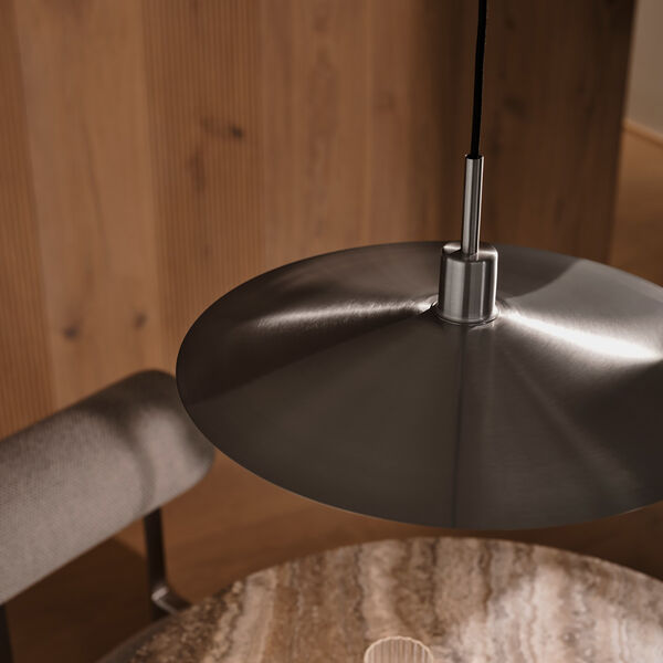 Latika pendel, b&oslash;rstet krom, Design For The People