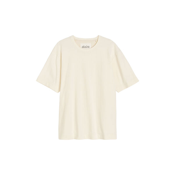 Lui Circular Tee, pure ecru, Aiayu