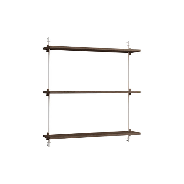 Wall Shelving Standard, smoked oak/white, MOEBE