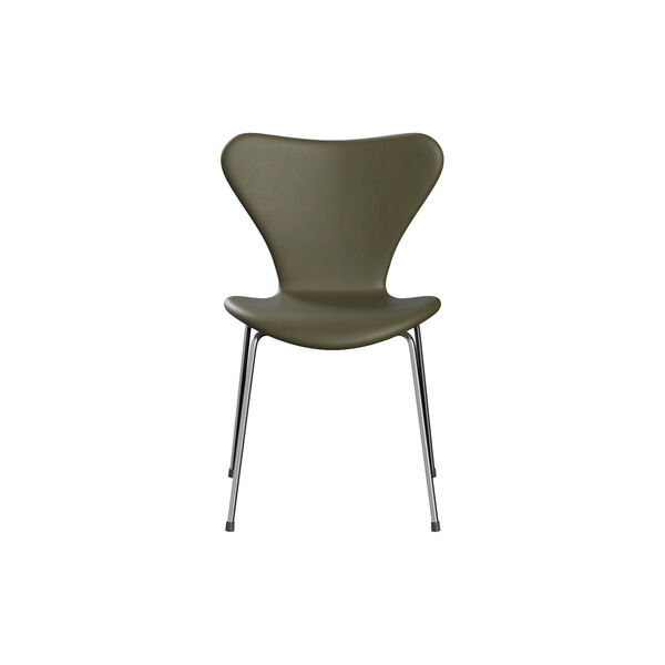 Serie 7&trade; 3107 fuldpolstret stol, Essential moss green, Fritz Hansen