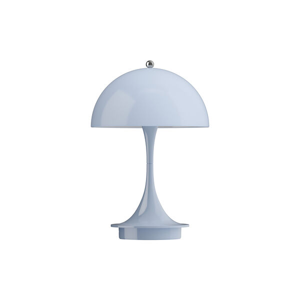 Panthella 160 Portable bordlampe, opal pale blue, Louis Poulsen