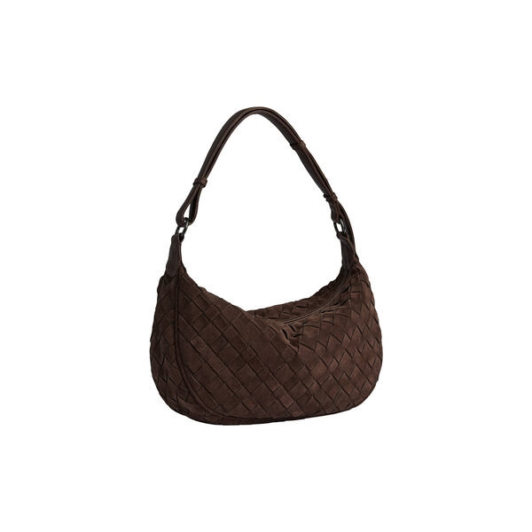 MuseMBG Bag Suede Weave, dark brown, Markberg