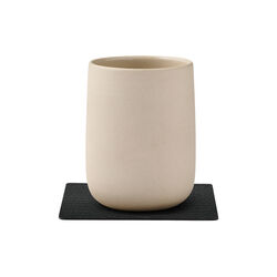 Bull glasbrik Square, black, LIND DNA