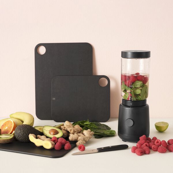 CUT-IT skærebræt, black CUT-IT skærebræt, black, RIG-TIG