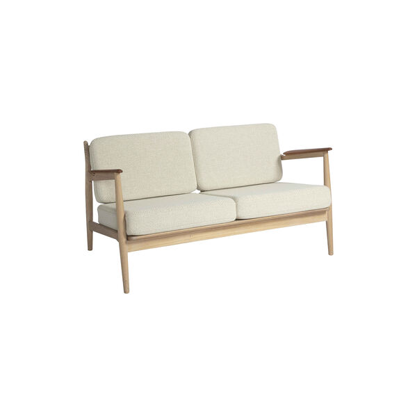 Model 107 2-pers. sofa, hvid, Magnus Olesen Design