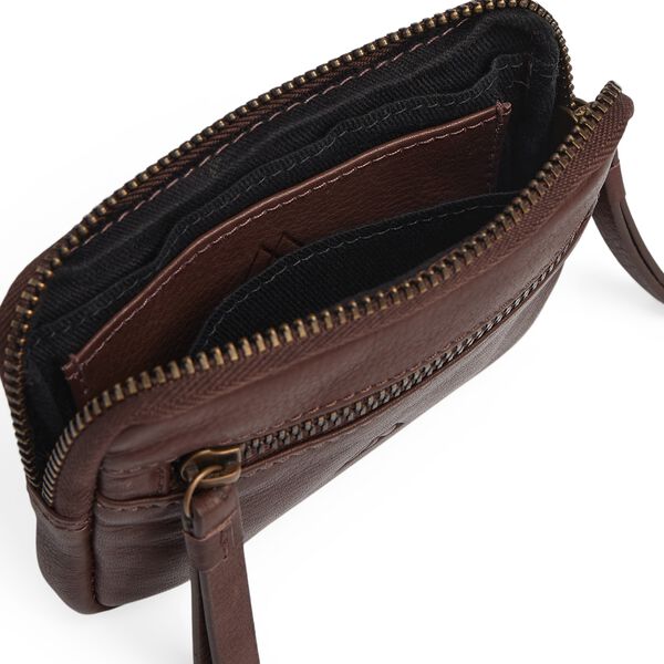 RoryMBG Coin Purse Soft Vintage, chocolate brown w/br. gold, Markberg