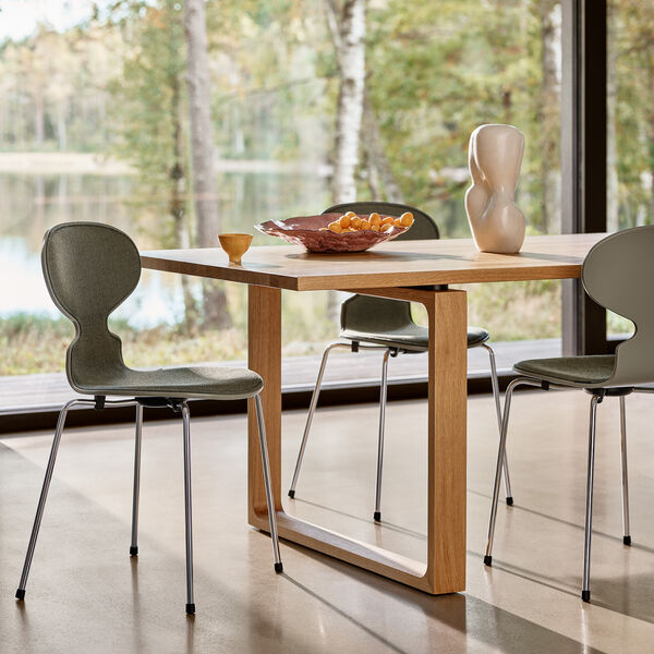 Myren™ 3101 forsidepolstret stol, olive green/Fiord 961, Fritz Hansen