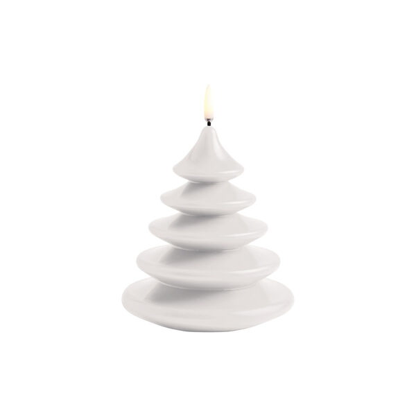 LED Smooth candle Christmas tree | 13x15 | Nordic white, Uyuni Lighting