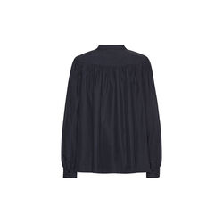 Shirt With Gather, dark indigo, Ilse Jacobsen Hornb&aelig;k