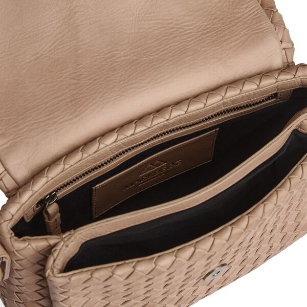 JulesMBG Crossbody Bag Weave, mocha mousse, Markberg