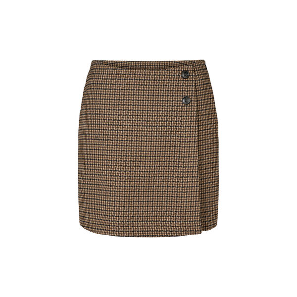 7898RDFSelah wrap skirt, chocolat, RUE de FEMME
